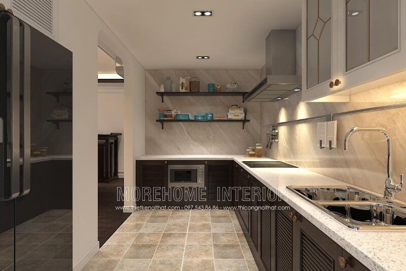 Tủ bếp đẹp, tủ bếp đẹp hiện đại, tủ bếp An Cường, tủ bếp cao cấp