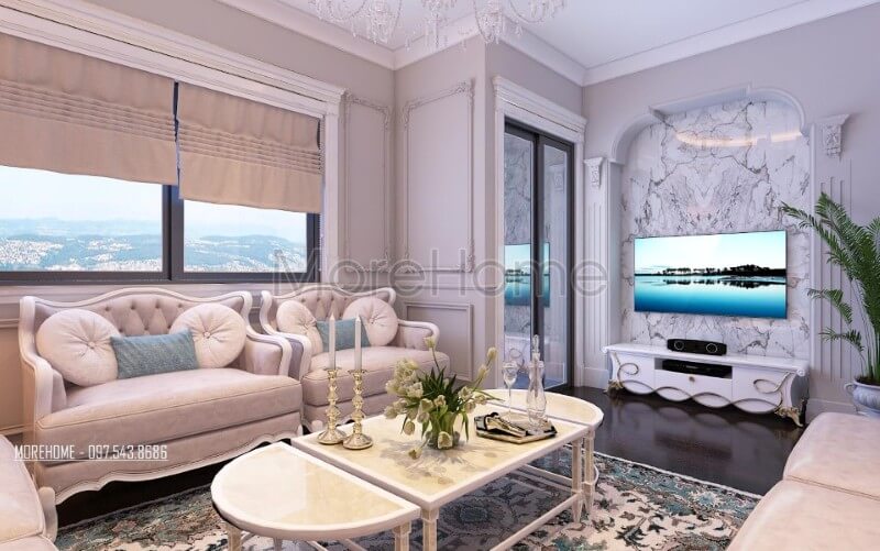 Thiết kế nội thất phòng khách chung cư ấn tượng và tinh tế tới từng chi tiết nhỏ. Top các mẫu thiết kế phòng khách ưa chuộng nhất hiện nay