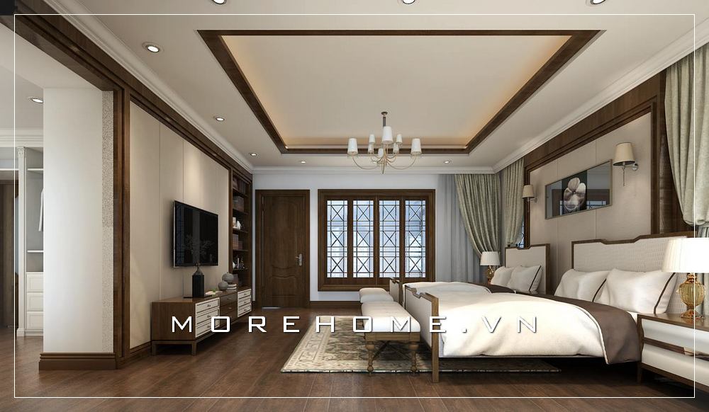 Danh sách những mẫu giường ngủ biệt thự đẹp mĩ mãn