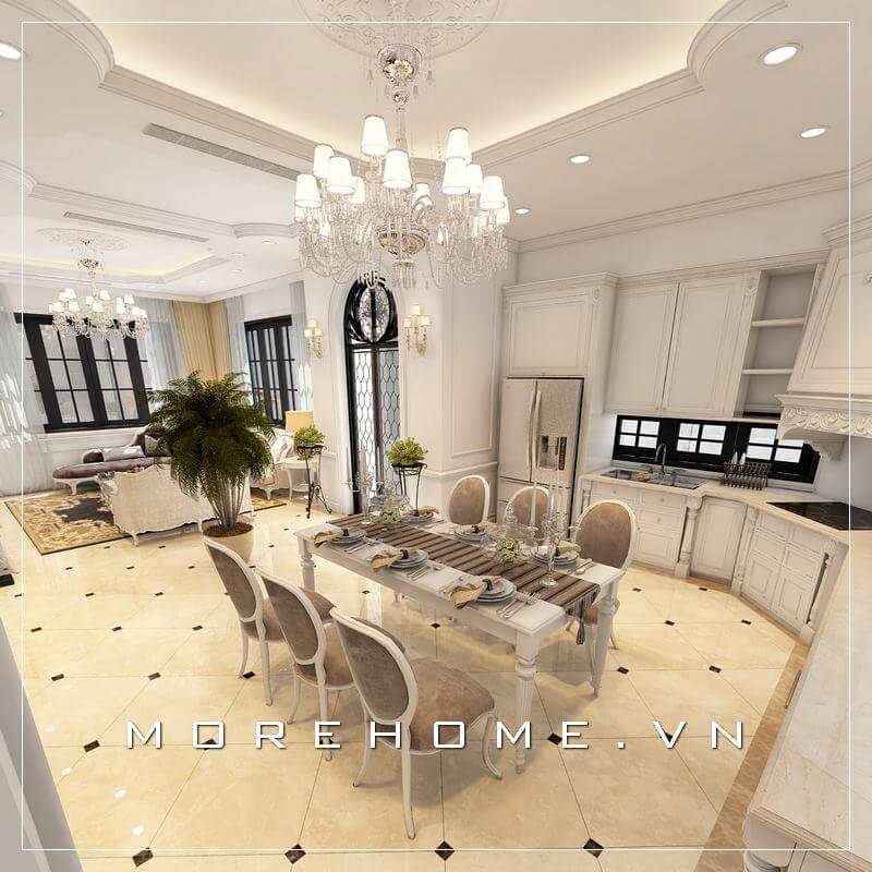 mẫu tủ bếp ấn tượng mang xu hướng của năm