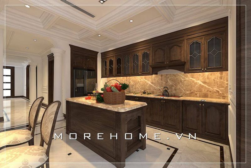 + 23 Mẫu Thiết kế nội thất gỗ style Châu Âu tân cổ điển sang trọng 2022-2023