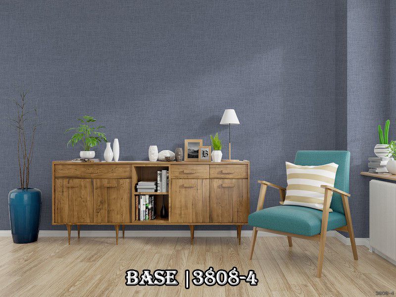 Mẫu giấy dán tường đơn sắc hiện đại phù hợp với thiết kế văn phòng.