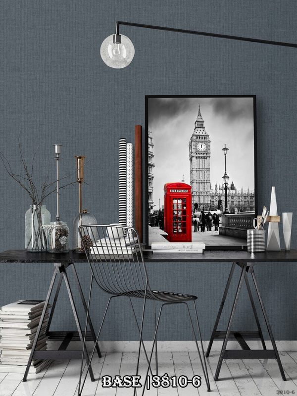 Không gian làm việc đầy hứng khởi với mẫu giấy dán tường 3810-6.