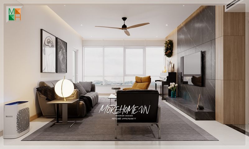 Bộ sofa với kiểu dáng thiết kế đơn giản nhưng lại mang đến sự thoải mái và ấn tượng khi sử dụng.